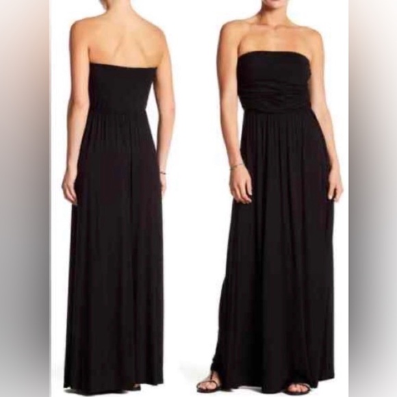 West Kei Dresses & Skirts - West Kei Classic Black Strapless Dress